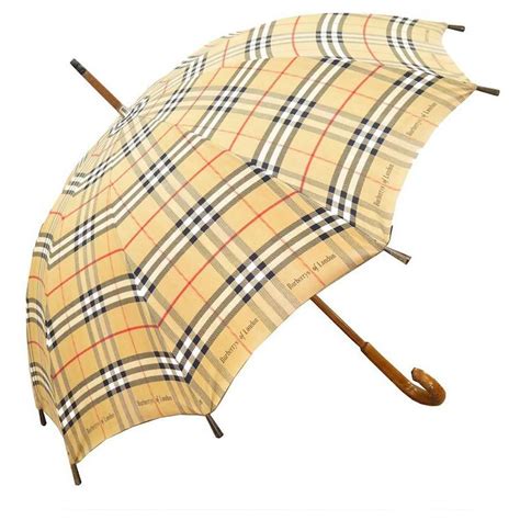 burberry umbrella red|Burberry vintage check folding umbrella.